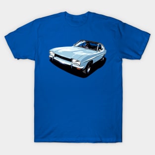 British Ford Capri in blue T-Shirt